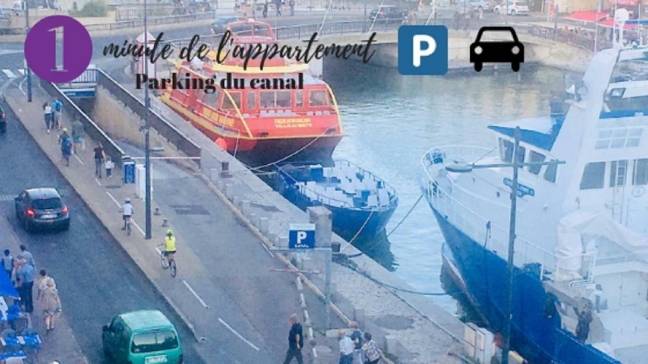MAGNIFIQUE APPART 102 m2 ART/DÉCO AU BORD DE L'EAU Sète Exterior foto